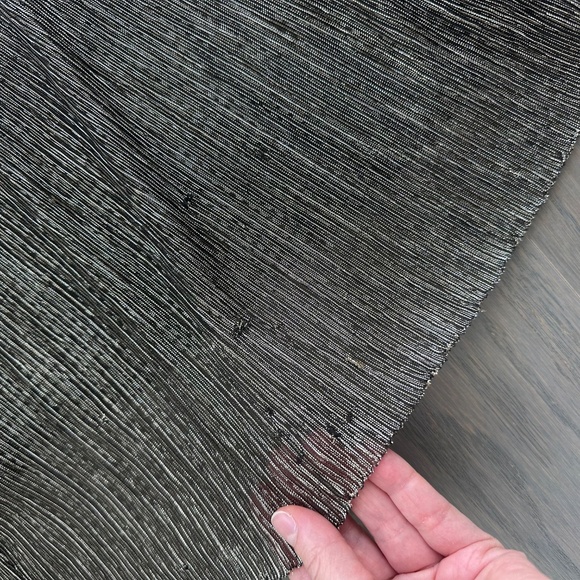 Sabina Musayev Helena Metallic Tiered Maxi Dress with belt - Size Medium - Picture 8 of 10